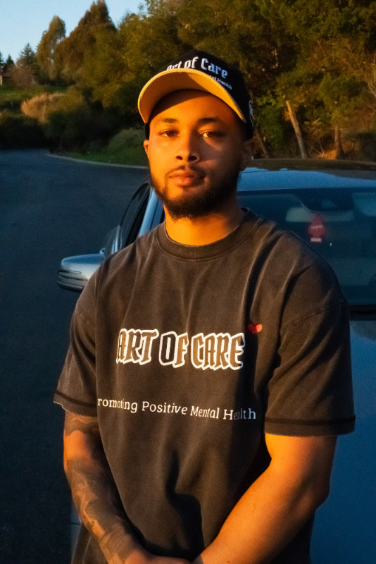 Acid Wash "Self-Care" T-Shirt